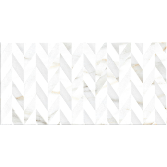 Πλακάκι τοίχου Ardenza Espiga Mate 30x60 λευκό ματ με μαρμάρινη υφή